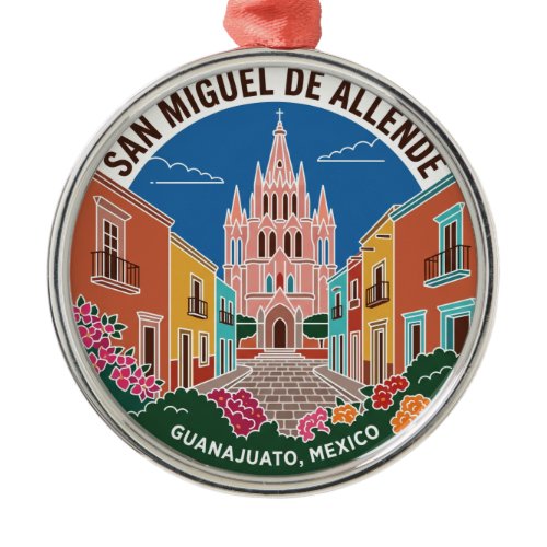 San Miguel de Allende Mexico Metal Ornament