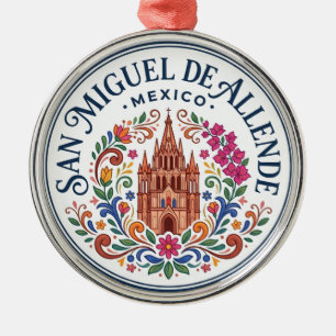 San Miguel de Allende Mexico Metal Ornament