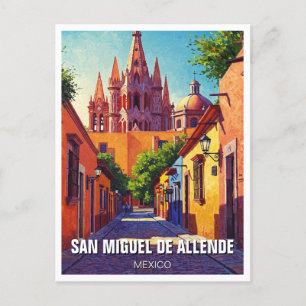 San Miguel de Allende Mexico Travel Postcard