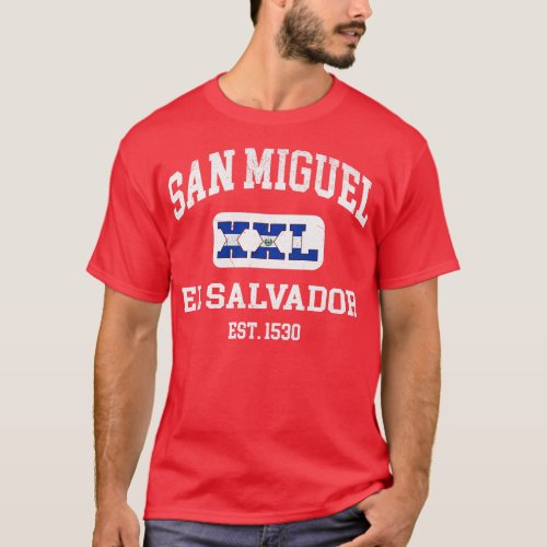 San Miguel El Salvador XXL Athletic design 1 T_Shirt