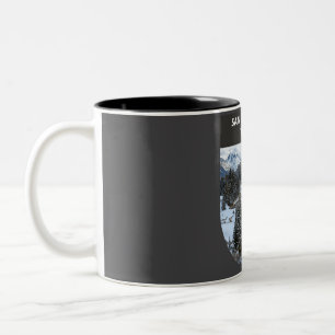 San Miguel River - Telluride Two-Tone Coffee Mug