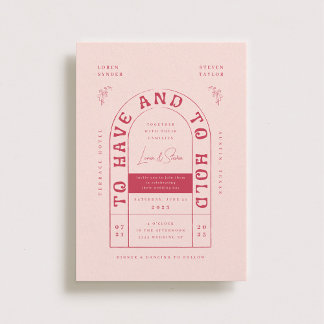 San Miguel Wedding Invitation