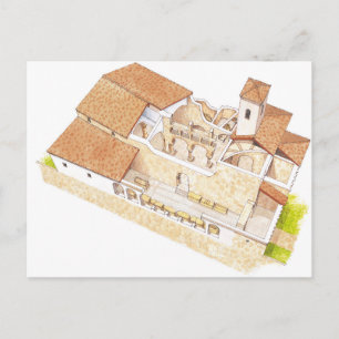 San Millan de la Cogolla. Suso Monastery. La Postcard
