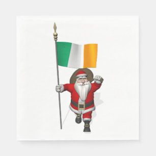 San Nioclás Nollaig Shona Duit Napkins