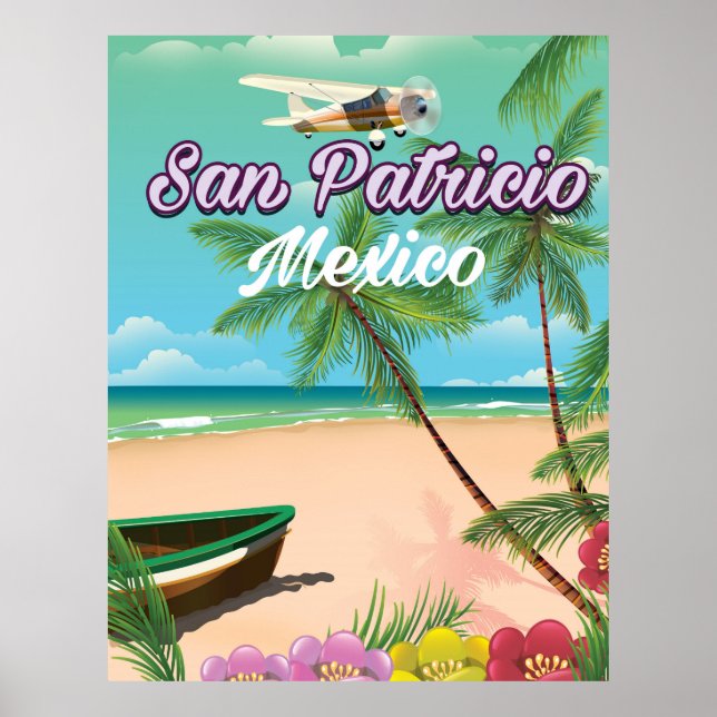San Patricio Mexico travel poster (Front)