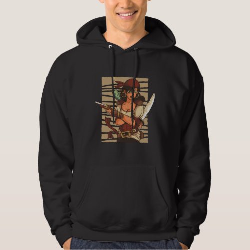 San Pedro California Pirate Girl Hoodie