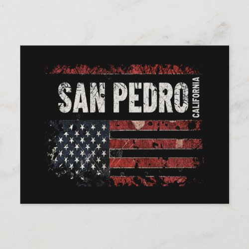 San Pedro California Postcard