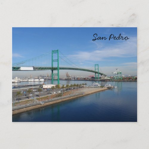 San Pedro California Postcard