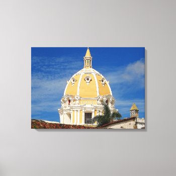 San Pedro Cathedral Cartagena Canvas Print by Digitalbcon at Zazzle