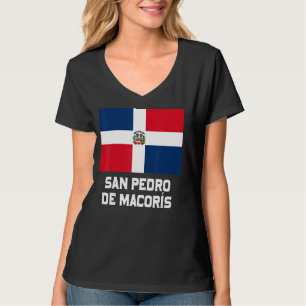 San Pedro De Macorís Dominican Republic Emblem Esc T-Shirt