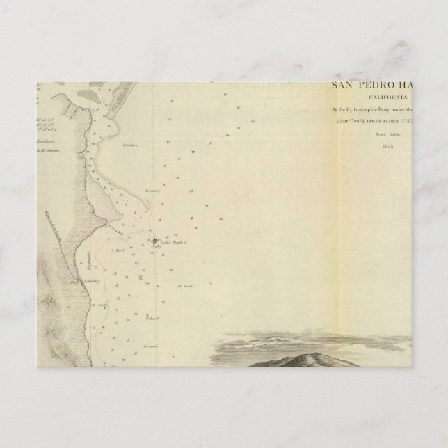 San Pedro Harbor, Calif Postcard (Front)