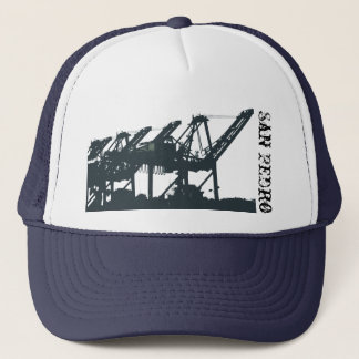 San Pedro Harbor Cranes Hat