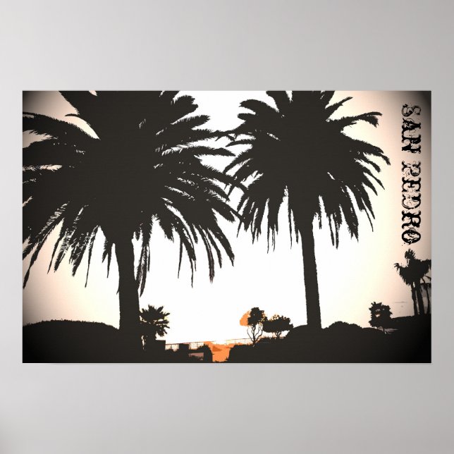 San Pedro Royal Palms Poster (Front)