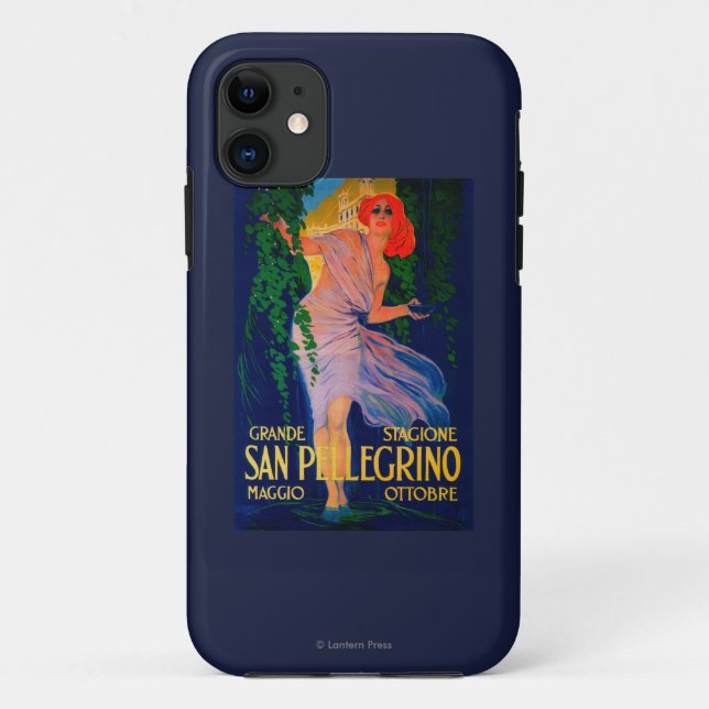 San Pellegrino Vintage PosterEurope Case-Mate iPhone Case (Back)