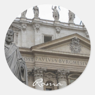 San Pietro Classic Round Sticker