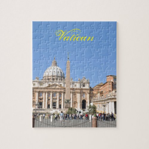 San Pietro square in Vatican Rome Italy Jigsaw Puzzle