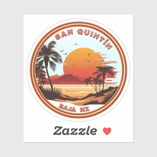 San Quintín Baja California Mexico Sticker (Sheet)