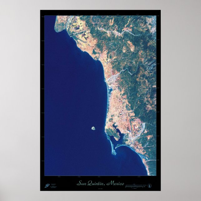 San Quintin, Baja California satellite poster (Front)