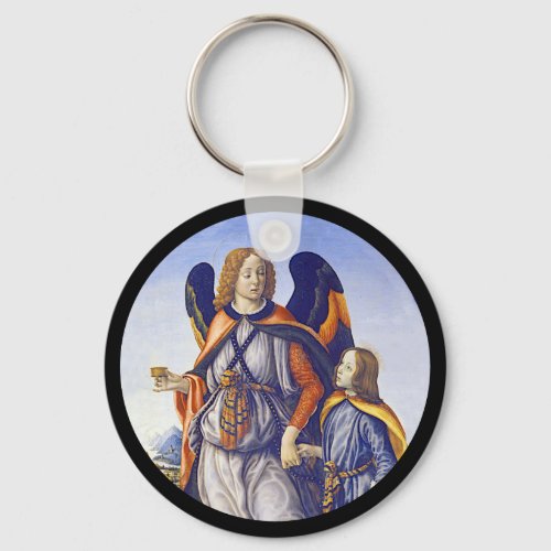 San Rafael Saint Raphael Keychain