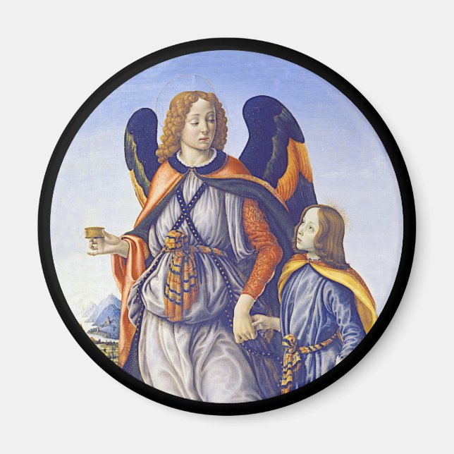 San Rafael Saint Raphael Magnet (Front)