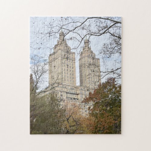 San Remo Apartments Central Park West New York NYC Jigsaw Puzzle