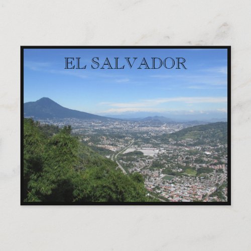 san salvador views postcard