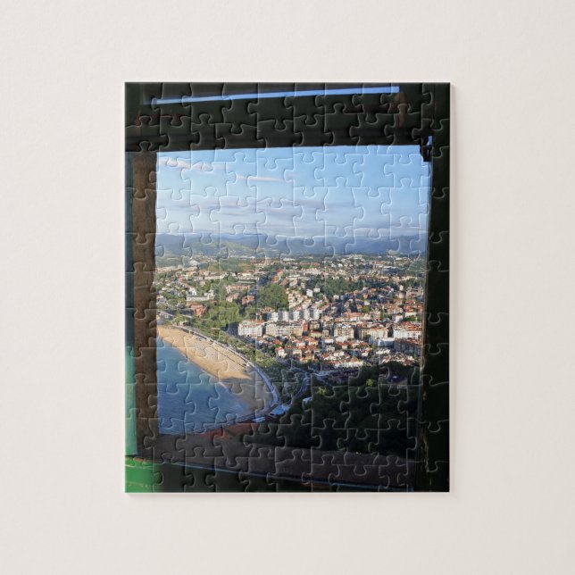 San Sebastian Basque Country Spain window view Jigsaw Puzzle (Vertical)