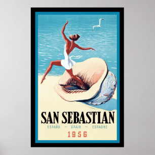 San Sebastian Spain Poster