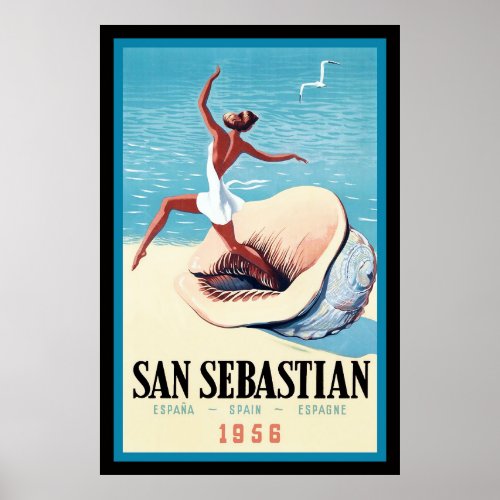 San Sebastian Spain Poster