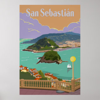 San Sebastian, Spain Poster