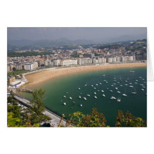 San Sebastian, Spain. The Basque city of San Cards