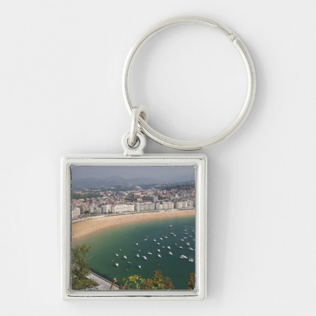 San Sebastian, Spain. The Basque city of San Keychain (Front)