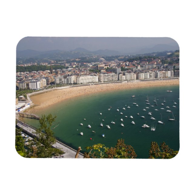San Sebastian, Spain. The Basque city of San Magnet (Horizontal)