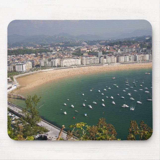 San Sebastian, Spain. The Basque city of San Mouse Pad (Front)