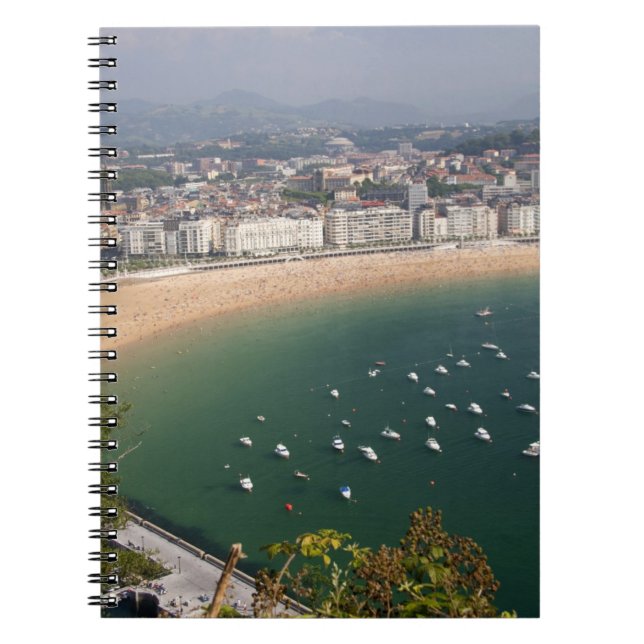 San Sebastian, Spain. The Basque city of San Notebook (Front)