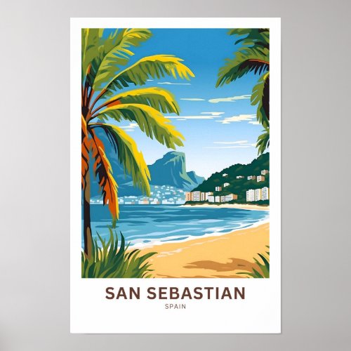 San Sebastian Spain Travel Print