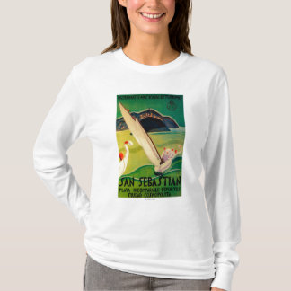 San Sebastian Vintage PosterEurope T-Shirt