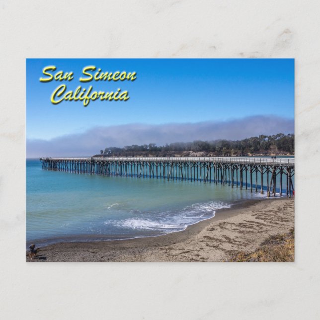 San Simeon, California Postcard (Front)