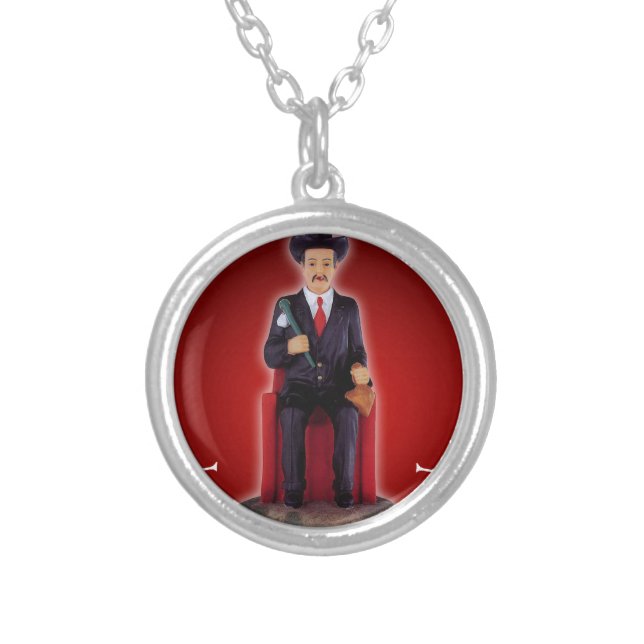 SAN SIMON CUSTOMIZABLE PRODUCTS SILVER PLATED NECKLACE (Front)