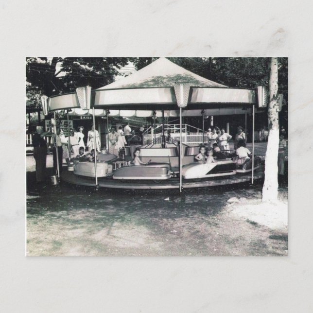 San Souci Amusement Park Postcard (Front)