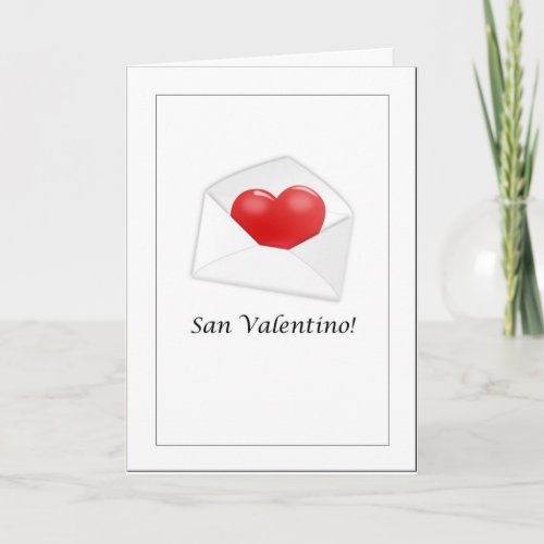 San Valentino _ Happy Valentines Day Italian Card