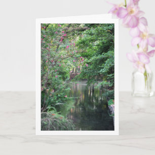 San Vicente de Lliria river lake in Valencia Spain Card