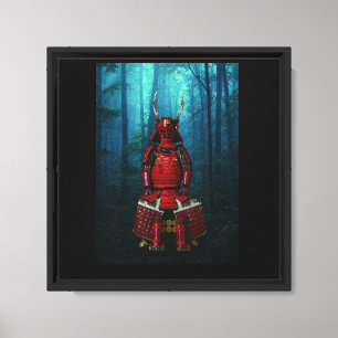 Sanada Yukimura Armor Canvas 10x10 Print