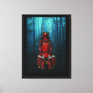 Sanada Yukimura Armor Canvas 12x16 Print