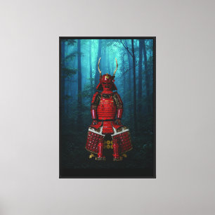 Sanada Yukimura Armor Canvas 24x36 Print