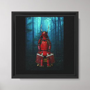 Sanada Yukimura Armor Canvas 8x8 Print