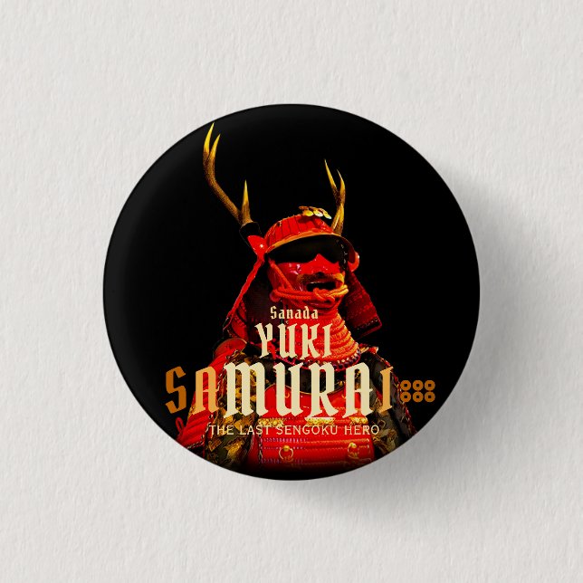 SANADA YUKIMURA (Normal ver.) Button (Front)