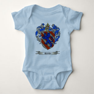 Sanchez (of Asturias) Coat of Arms Baby Bodysuit