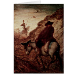 Sancho and Don Quixote, 19th century Cards
