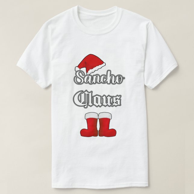 Sancho Claus Funny Christmas shirt (Design Front)